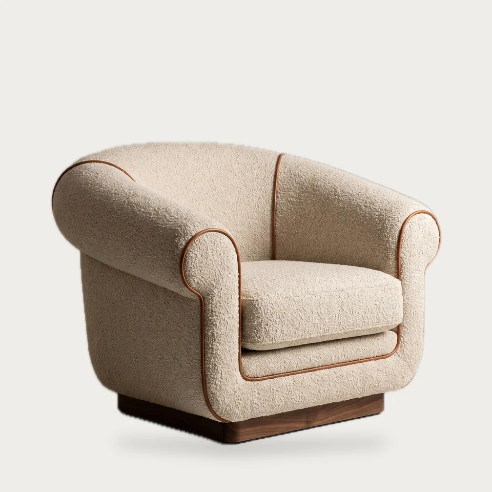 Atelier Rolled-Arm Lounge Chair