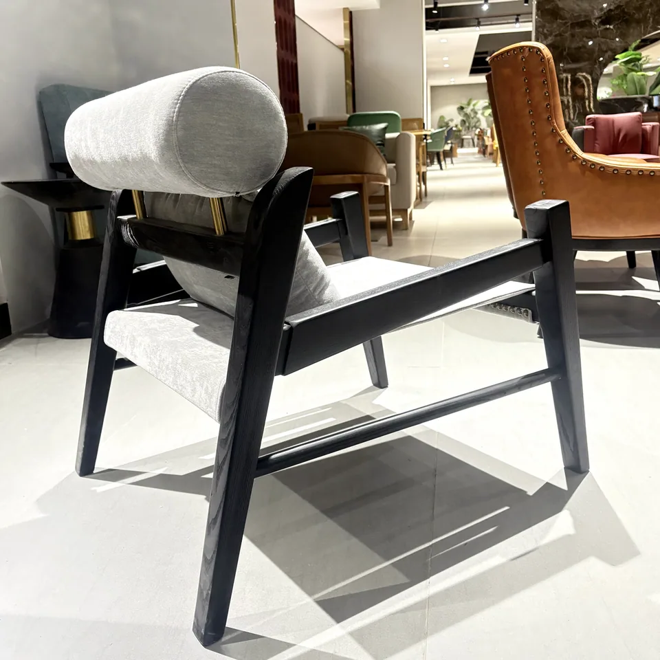 Bolster-Rail Lounge Chair view 2
