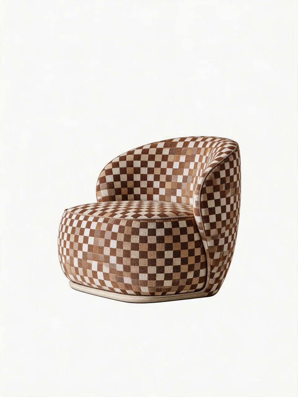 Checkerboard Three-Channel Loveseat view 2