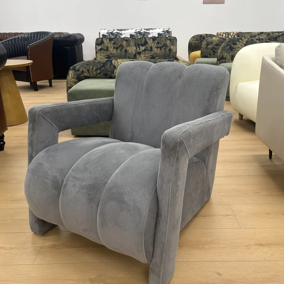 Cord Channel Armchair