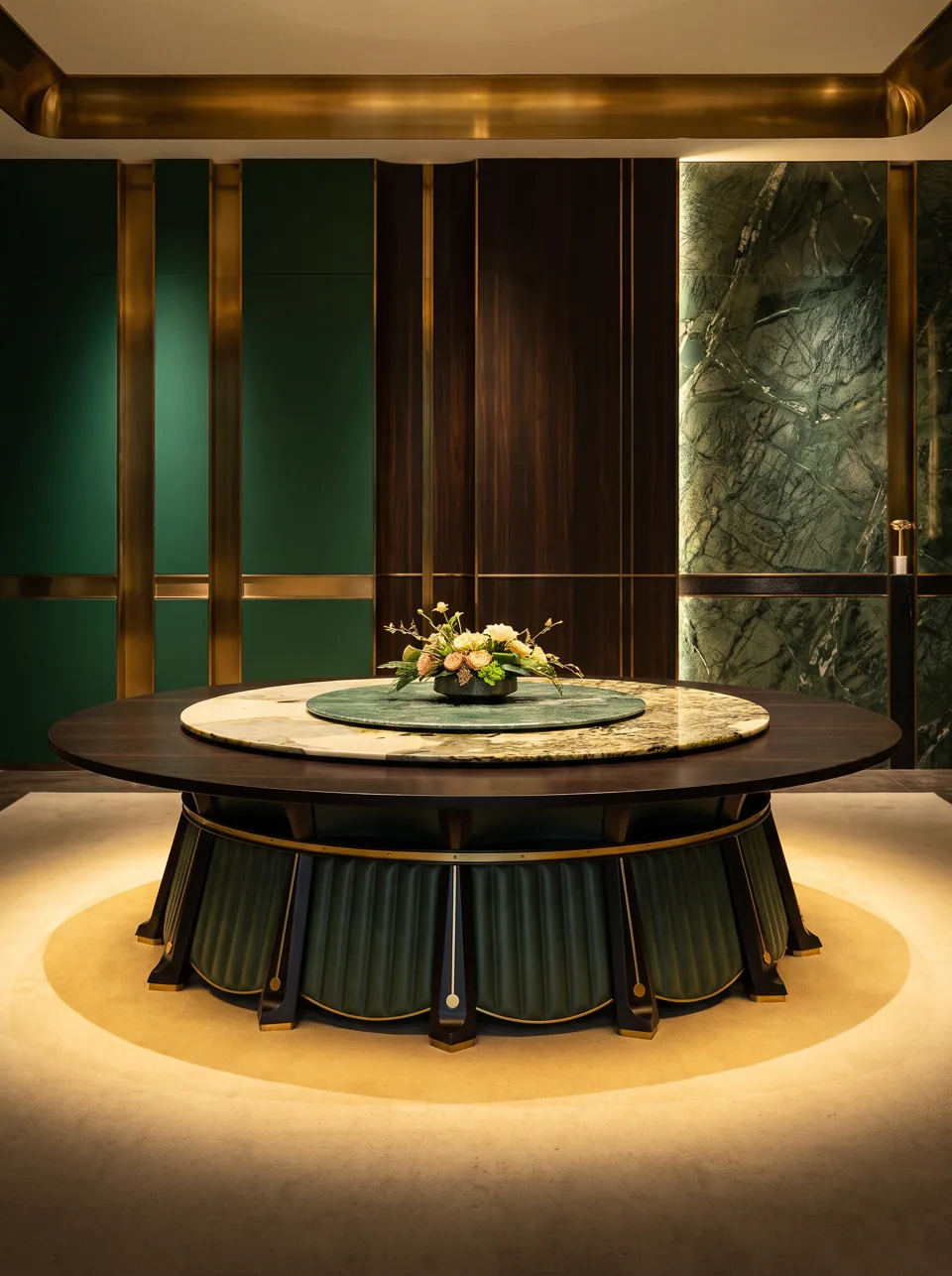 Emerald Spindle Private Dining Set view 4
