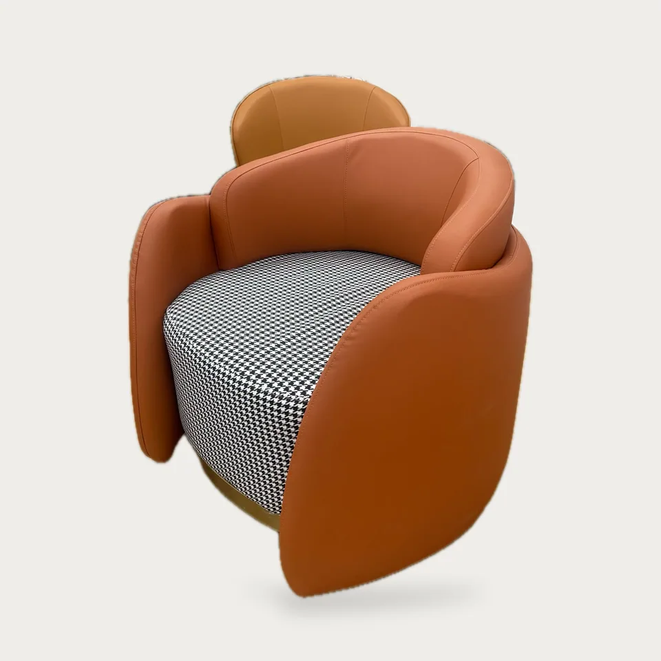 Houndstooth Seat Tub Chair