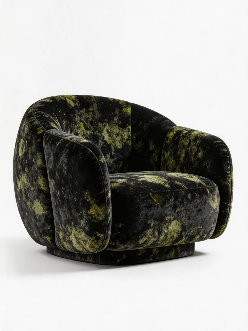 Lichen Velvet Tub Chair Range view 3