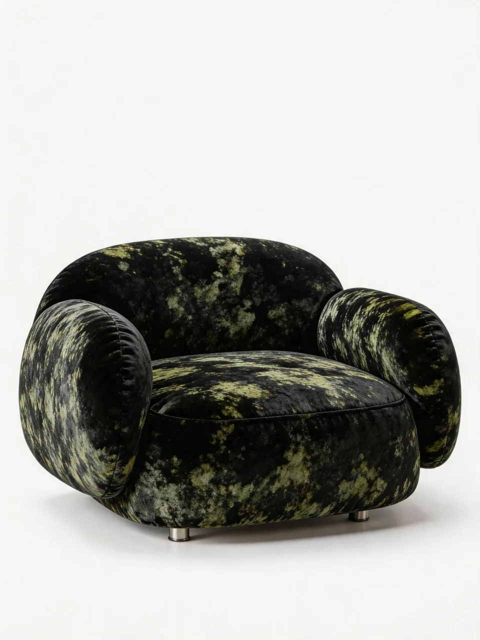 Lichen Velvet Tub Chair Range view 4
