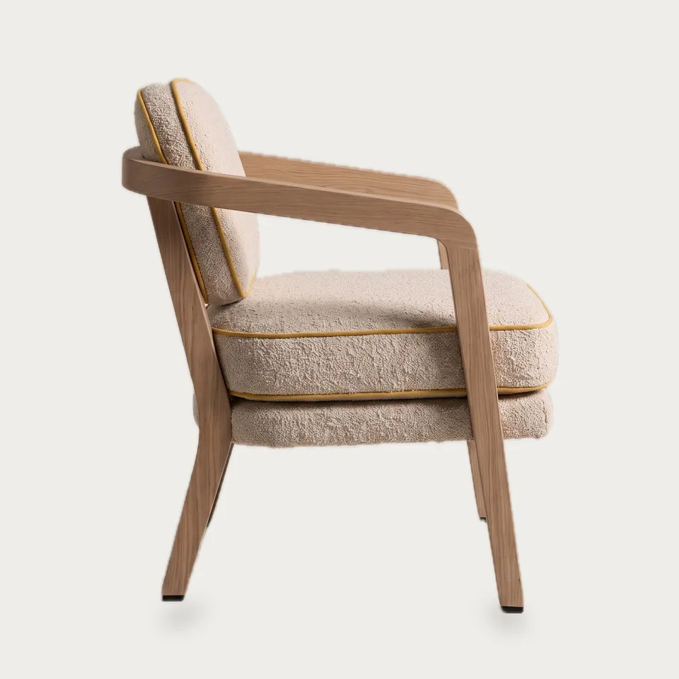 Low-Arm Dining Armchair view 3