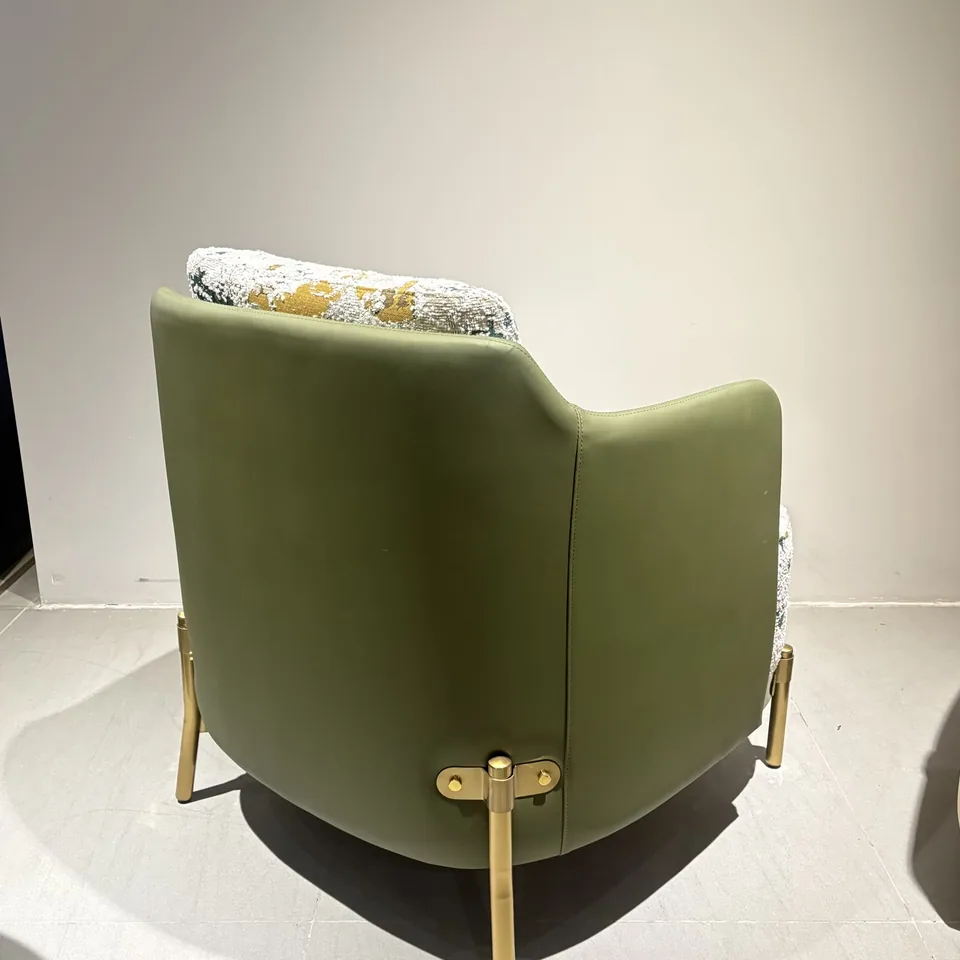 Moss Shell Lounge Chair view 2
