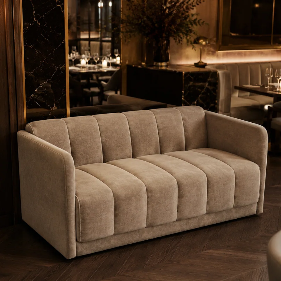 Mushroom Channel Loveseat