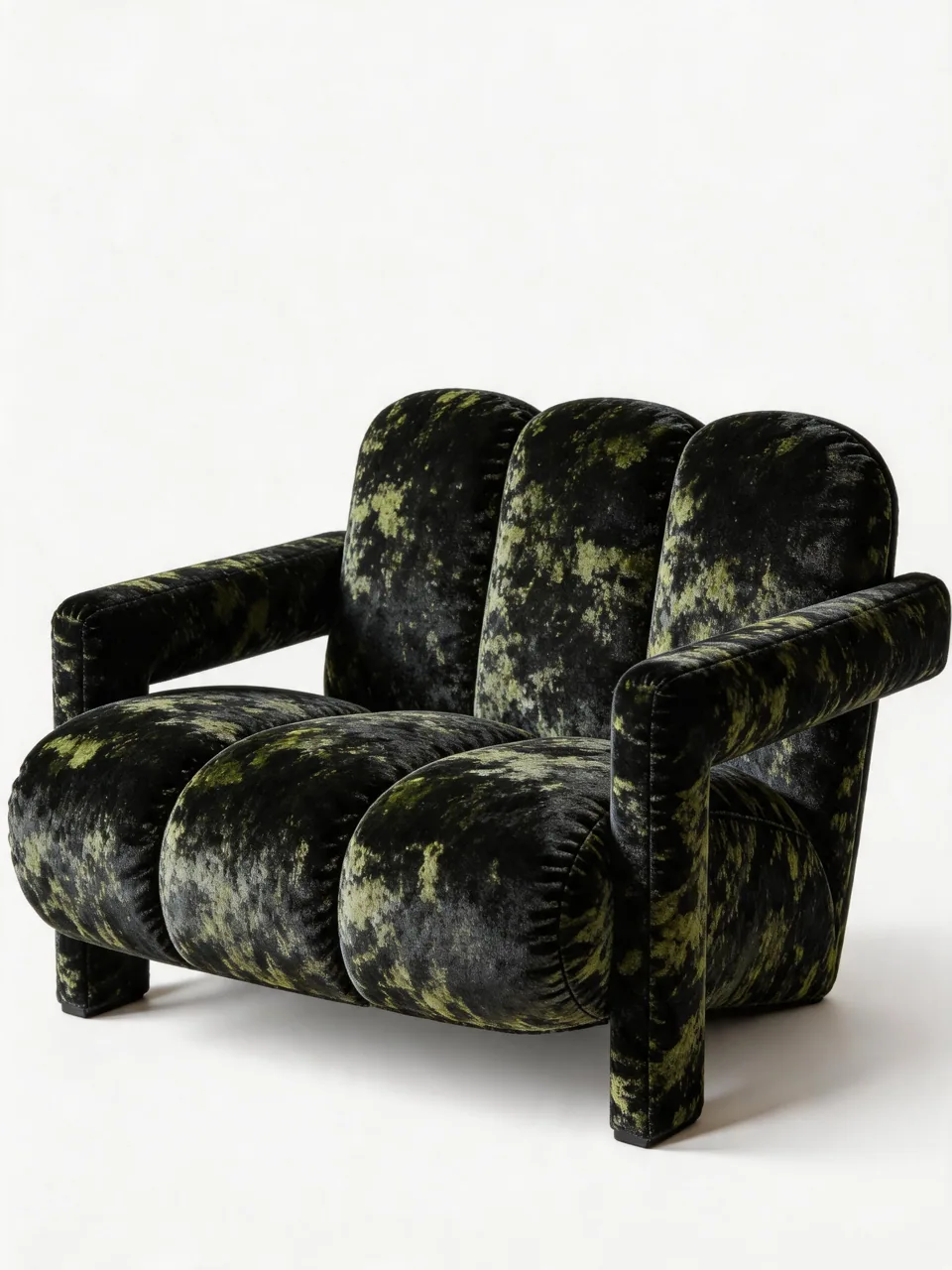 Night Moss Block-Arm Armchairs view 3