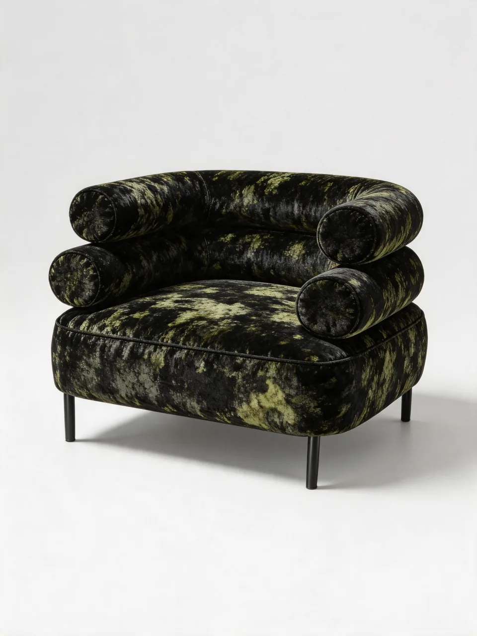Night Moss Block-Arm Armchairs view 4