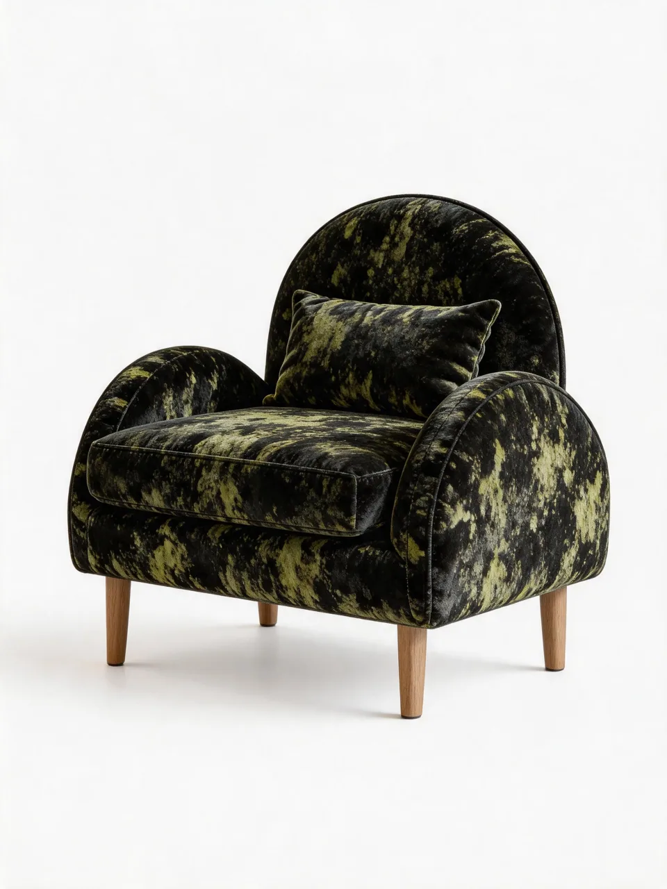 Night Moss Block-Arm Armchairs view 5