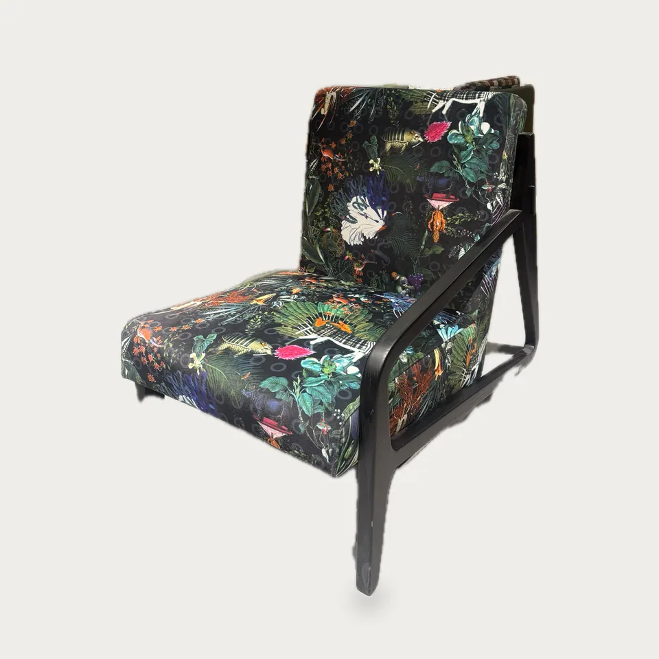 Nocturne Jungle Print Lounge Chair