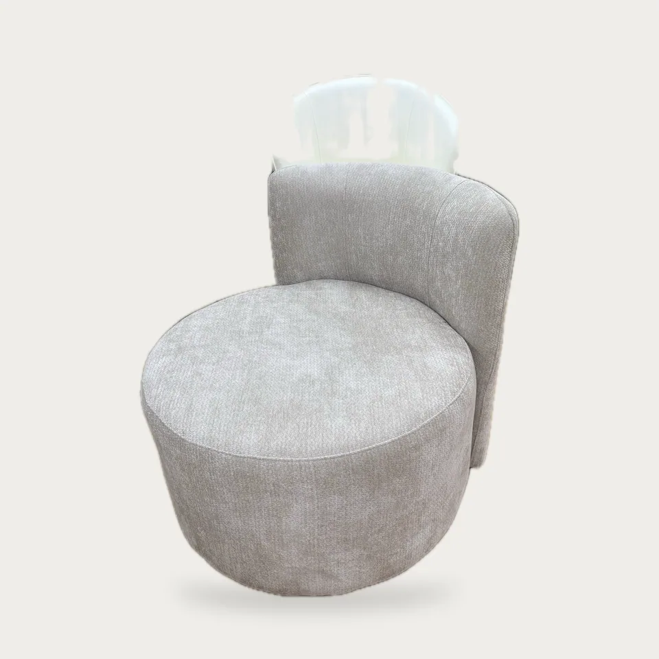 Offset-Back Drum Chair