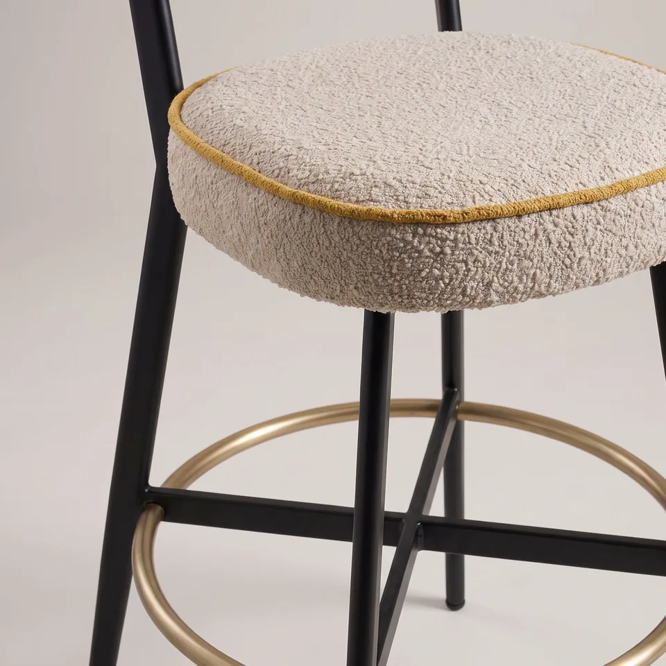 Piped Bar Stool view 4