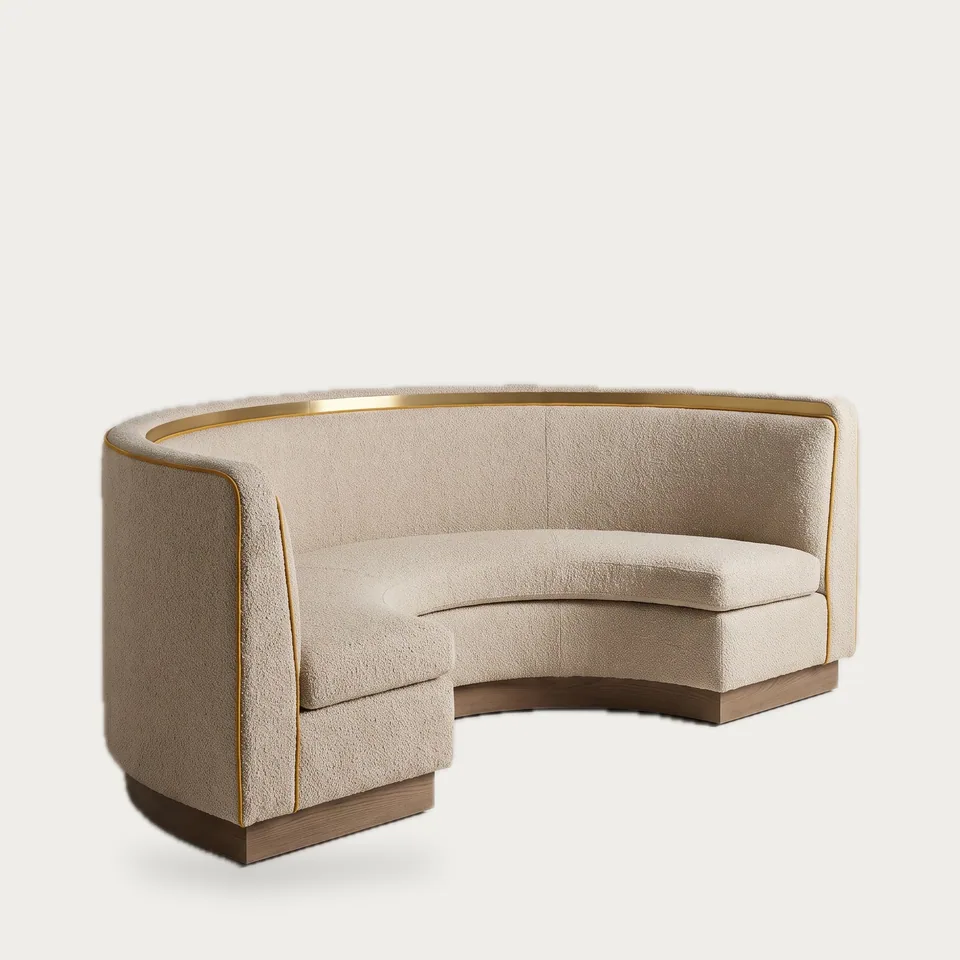 R120 Curved Dining Banquette