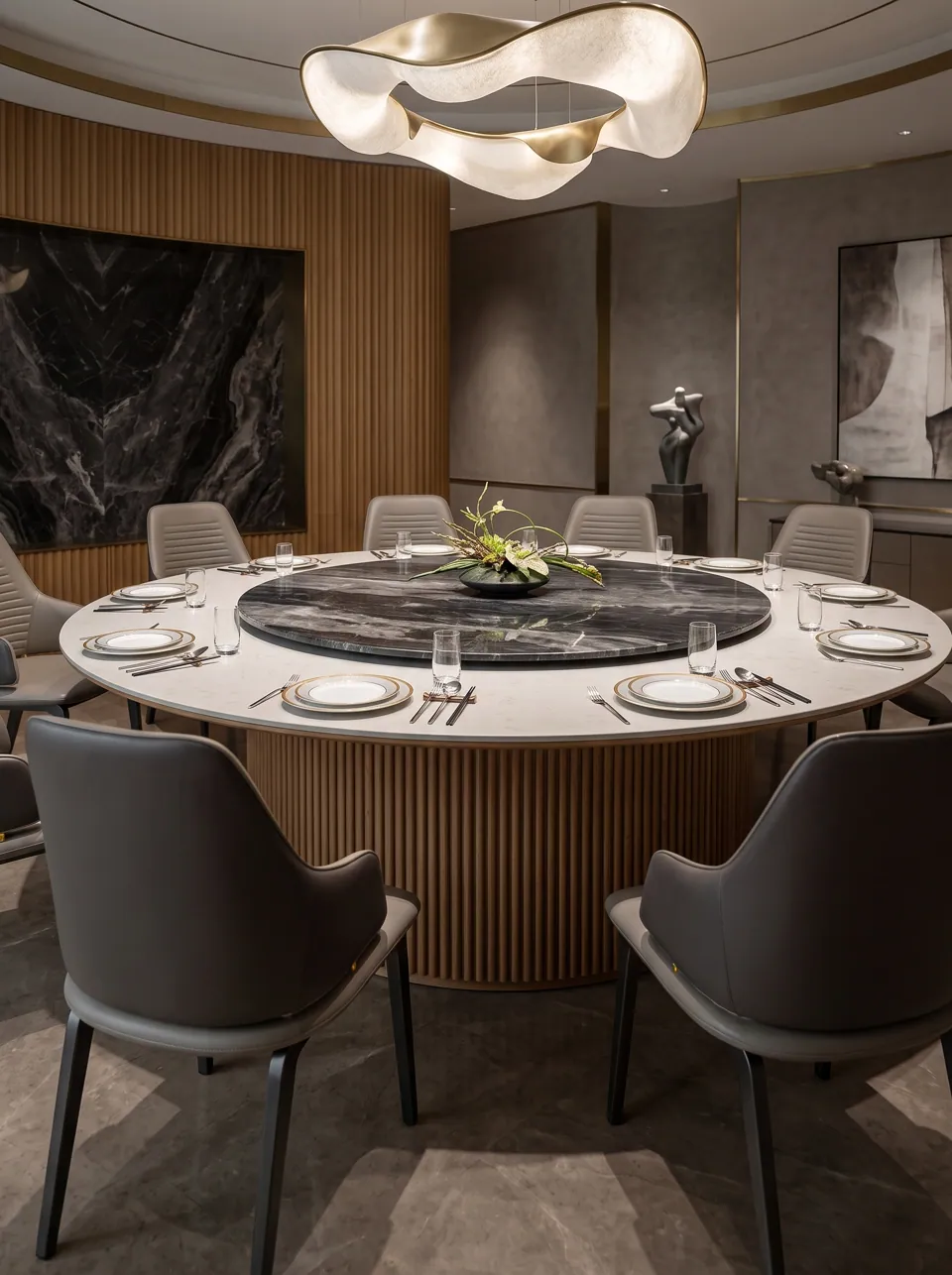 Sculpted Salon Banquet Set view 2