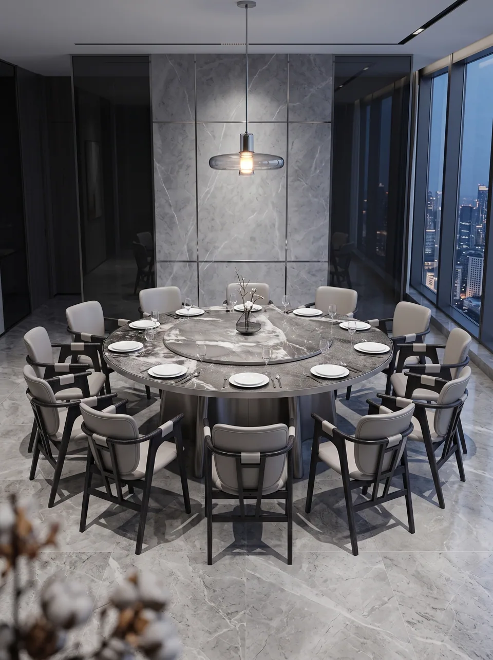 Skyline Steel Banquet Set view 7