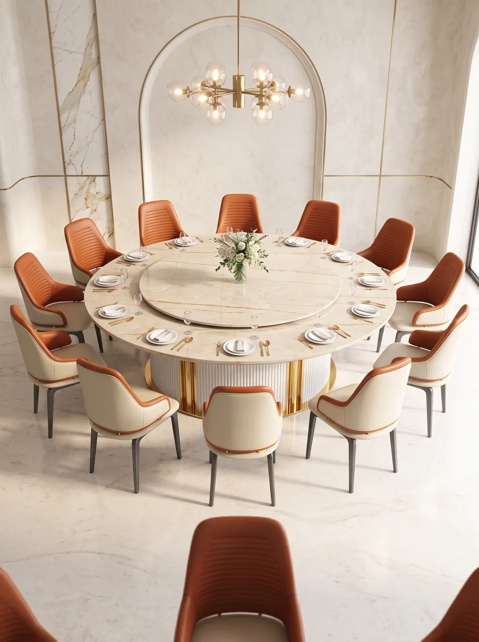 Terracotta Arch Banquet Set view 3